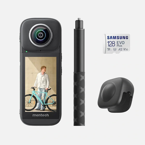 Caméra d'action AMANO® Mentech Panox V3 à 360°